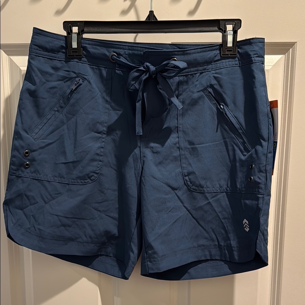Free Country Blue Shorts Quick-Dry Lightweight